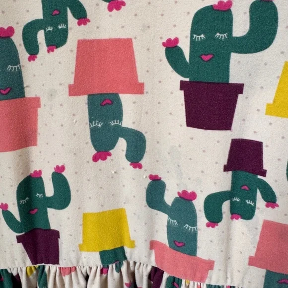 🌵✨ Dot Dot Smile Cactus Dress | Girls Size 7 ✨🌵 - Picture 6 of 12